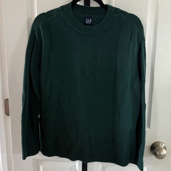 GAP Men's Deep Green Crewneck Sweater - Picture 1 of 1